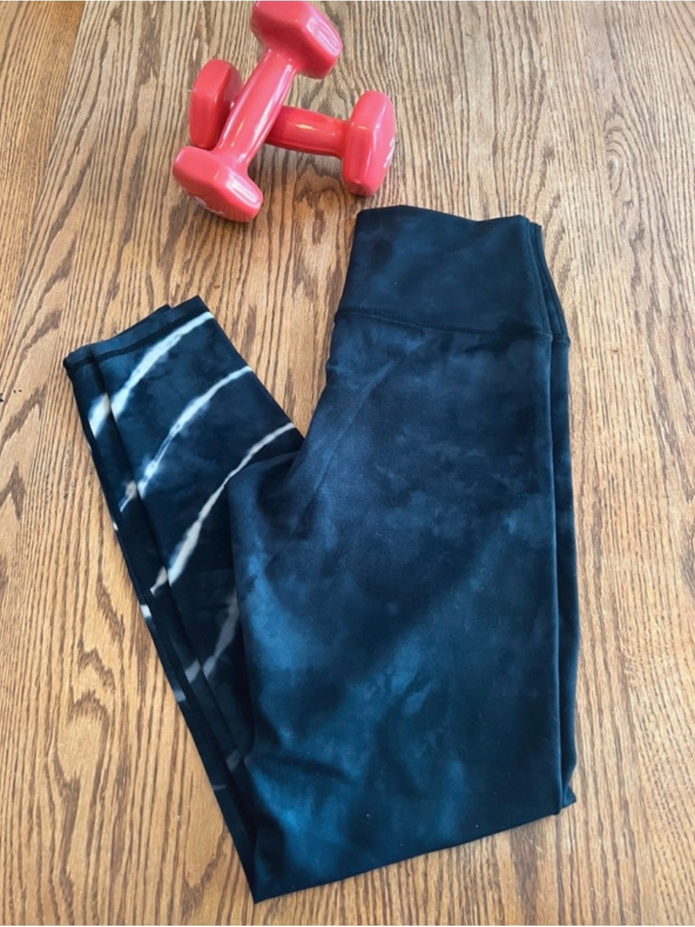 Glyder Black Tie-Dye Yoga Leggings | Activewear